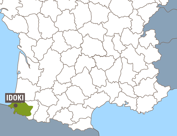 Carte association Idoki au Pays Basque  - Piment d'Espelette bio AOP en poudre